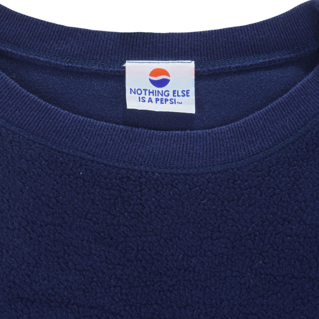 Vintage - Pepsi Embroidered Crew Neck Sweatshirt 1990s XX-Large Vintage Retro