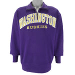 NCAA (Jan Sport) - Washington Huskies Embroidered Sweatshirt 1990s Large Vintage Retro College