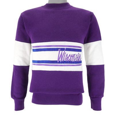 Vintage (Soffe Sweats) - Wisconsin Crew Neck Sweatshirt 1990s Small