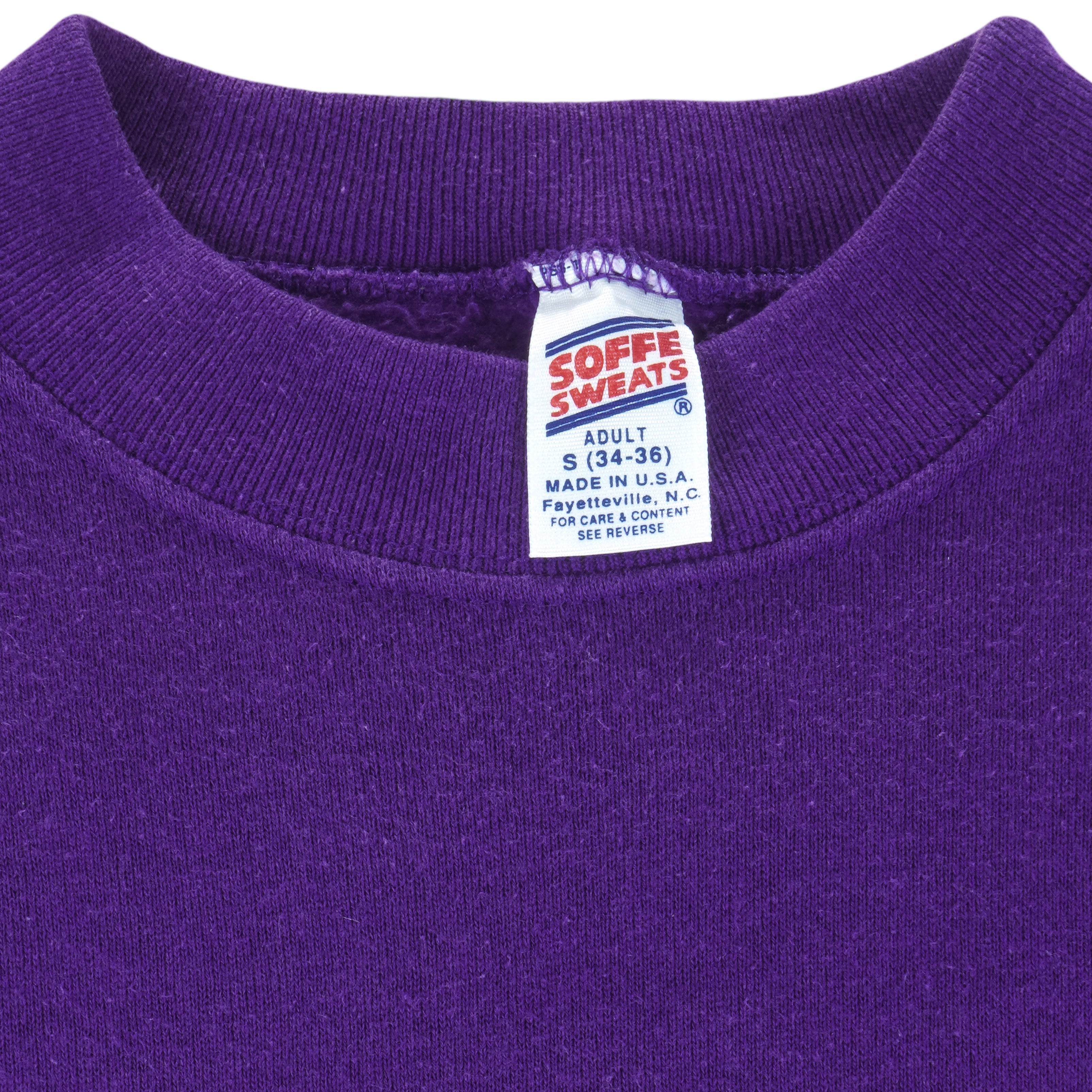 Vintage (Soffe Sweats) - Wisconsin Crew Neck Sweatshirt 1990s Small Vintage Retro