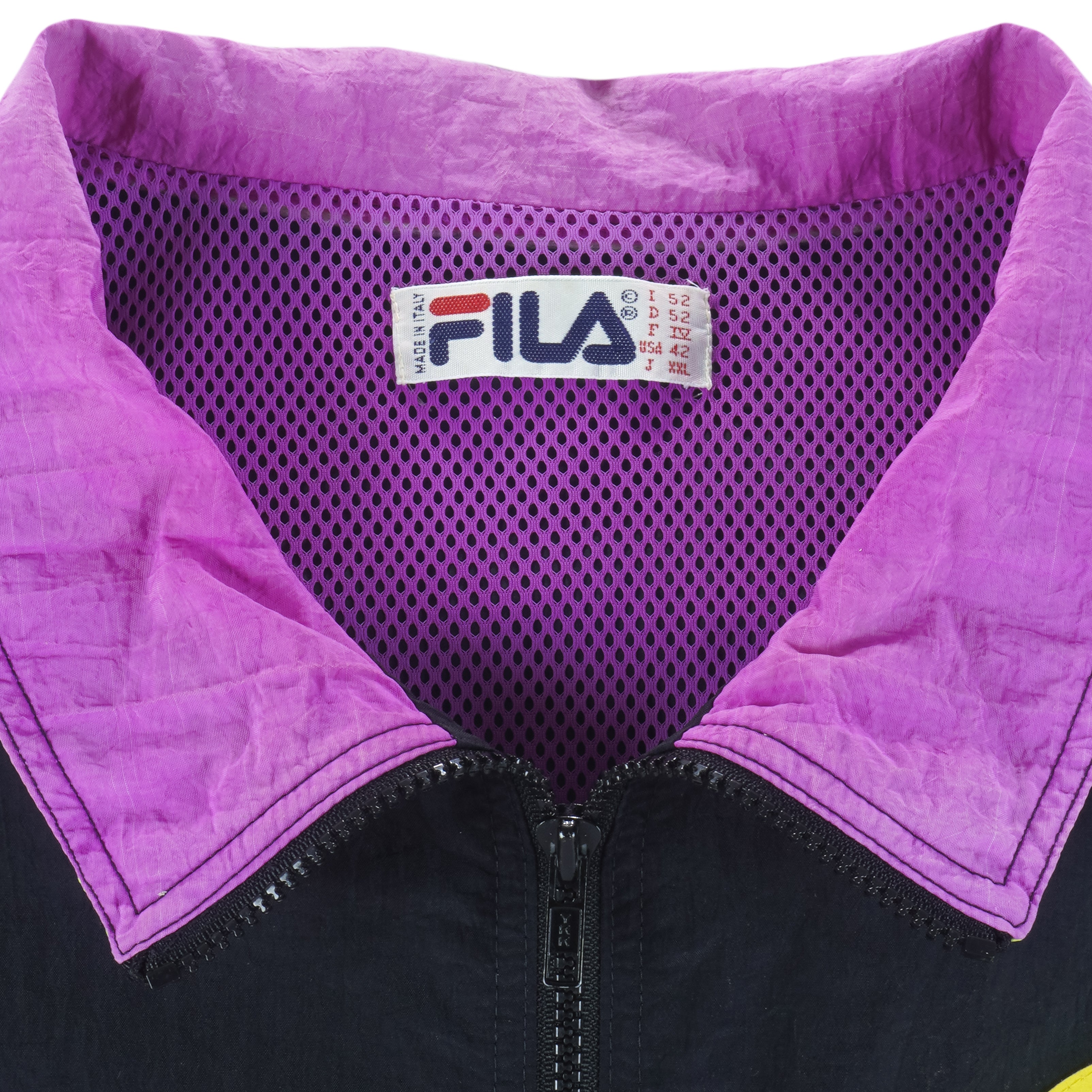FILA - Pro Beach Zip-Up Windbreaker 1990s XX-Large Vintage Retro