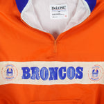 NFL (De Long) - Denver Broncos 1/4 Zip Jacket 1990s X-Large Vintage Retro Football