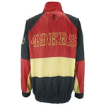 NFL (Pro Player) - San Francisco 49ers Zip-Up Windbreaker 1990s Large Vintage Retro Football