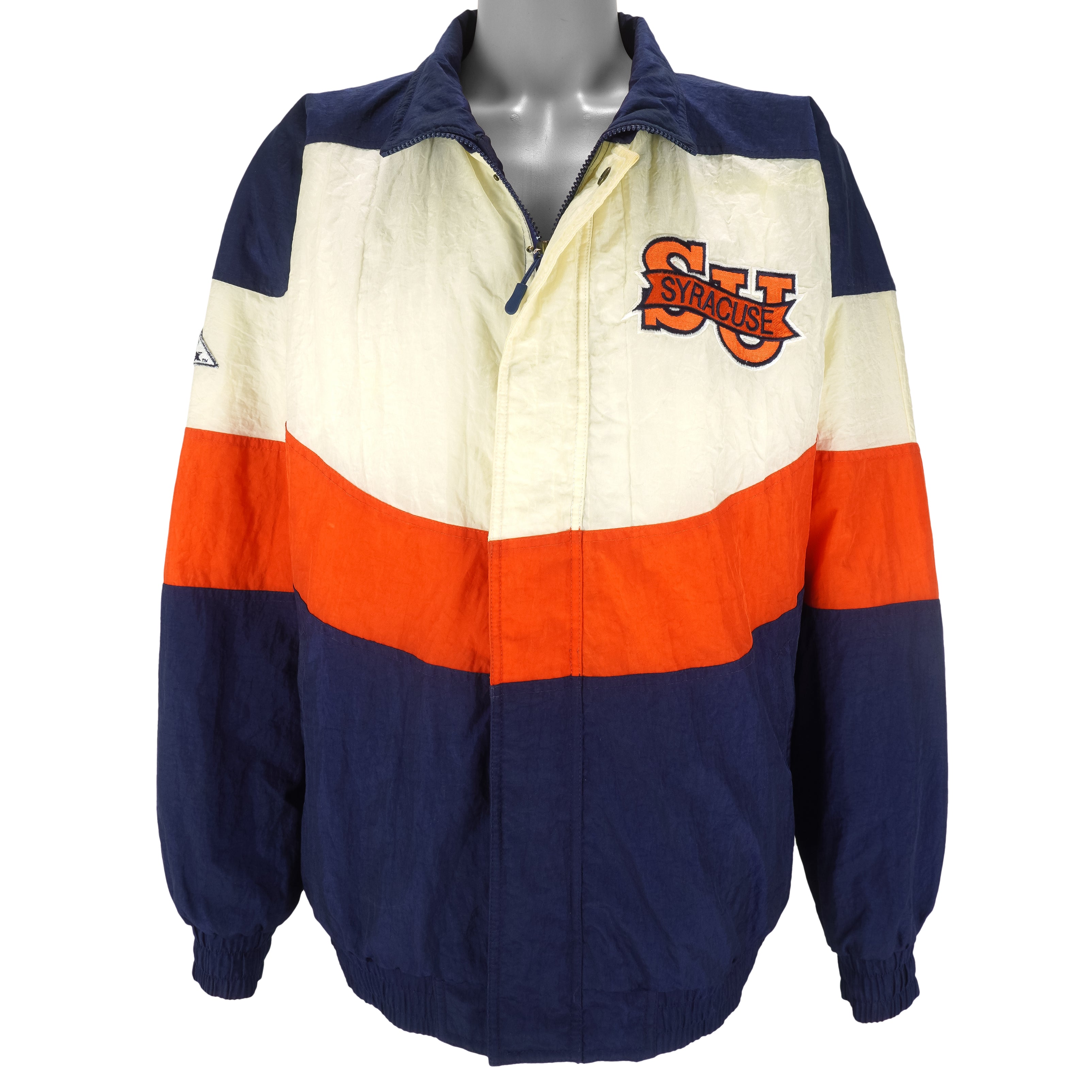 NCAA (Apex One) - Syracuse Orangemen Zip-Up Jacket 1990s XX-Large Vintage Retro College