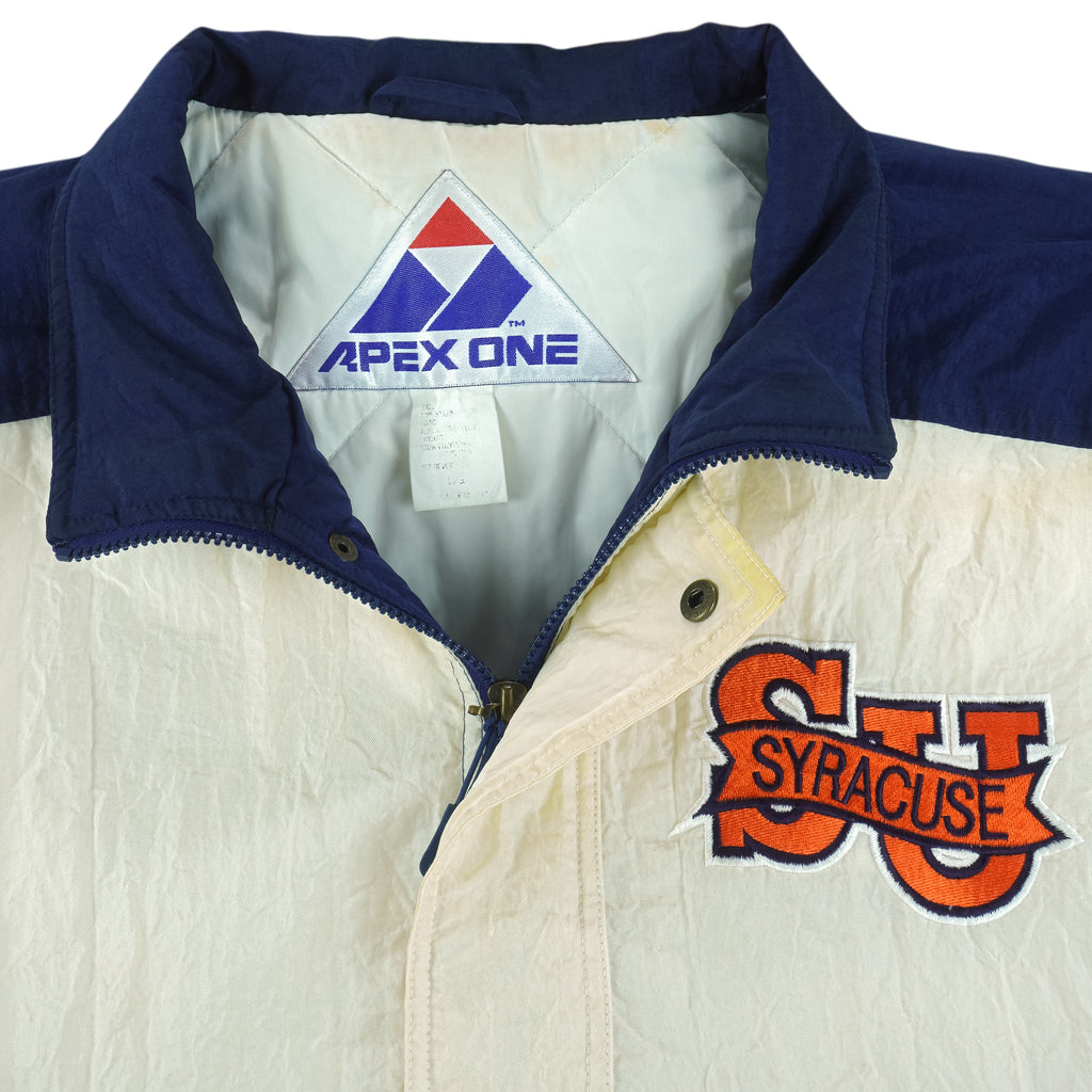 NCAA (Apex One) - Syracuse Orangemen Zip-Up Jacket 1990s XX-Large Vintage Retro College