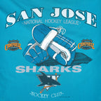 NHL (Soft Wear) - San Jose Sharks Single Stitch T-Shirt 1992 Large Vintage Retro Hockey