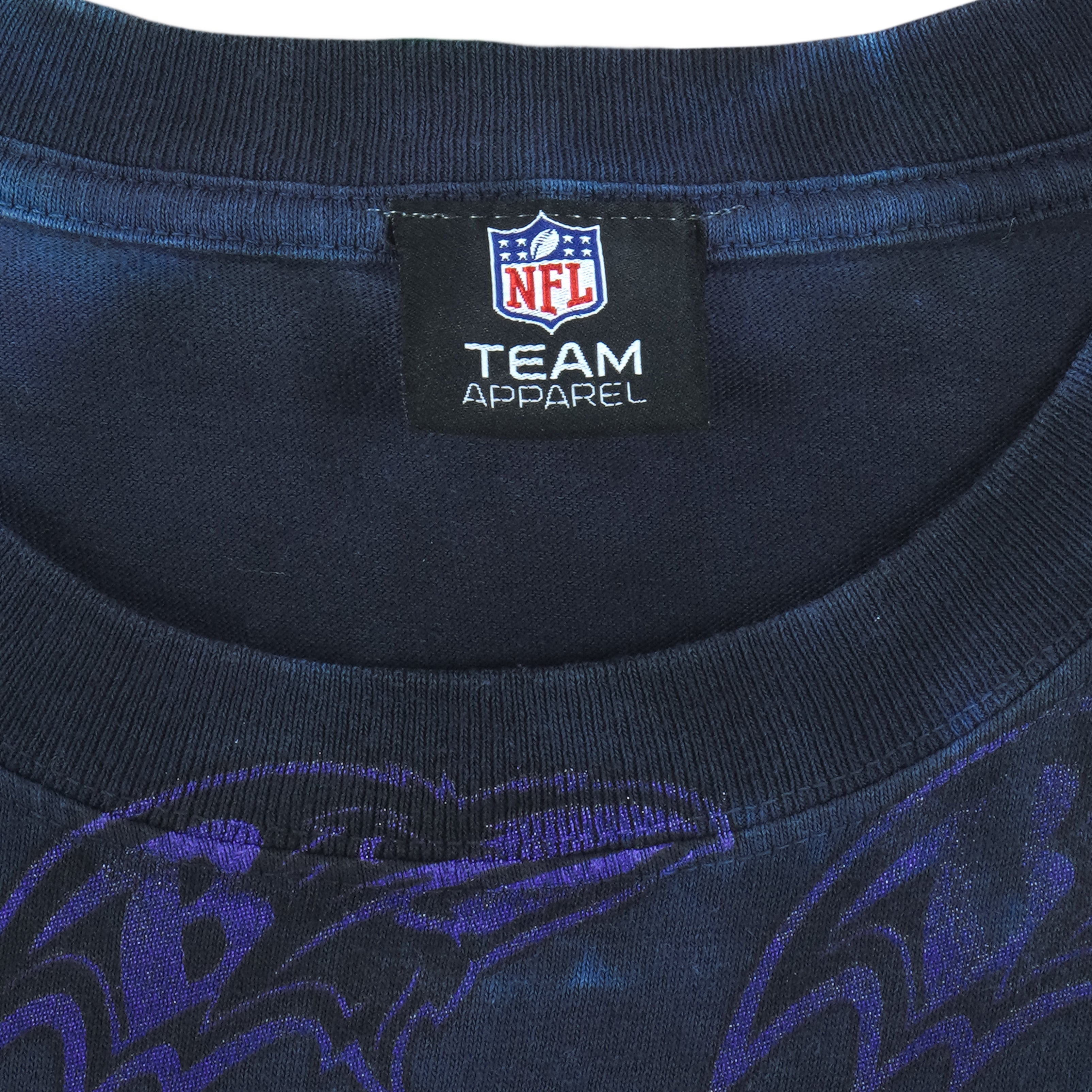 NFL (Team Apparel) - Baltimore Ravens T-Shirt 1990s X-Large Vintage Retro Football