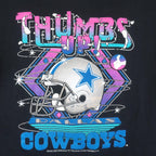 NFL (Belton) - Dallas Cowboys Helmet Single Stitch T-Shirt 1990s X-Large Vintage Retro Football