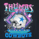 NFL (Belton) - Dallas Cowboys Helmet Single Stitch T-Shirt 1990s X-Large Vintage Retro Football
