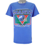NFL (Nutmeg) - New York Giants Helmet Single Stitch T-Shirt 1994 Medium