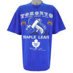 NHL (Softwear) - Toronto Maple Leafs Single Stitch T-Shirt 1992 Large
