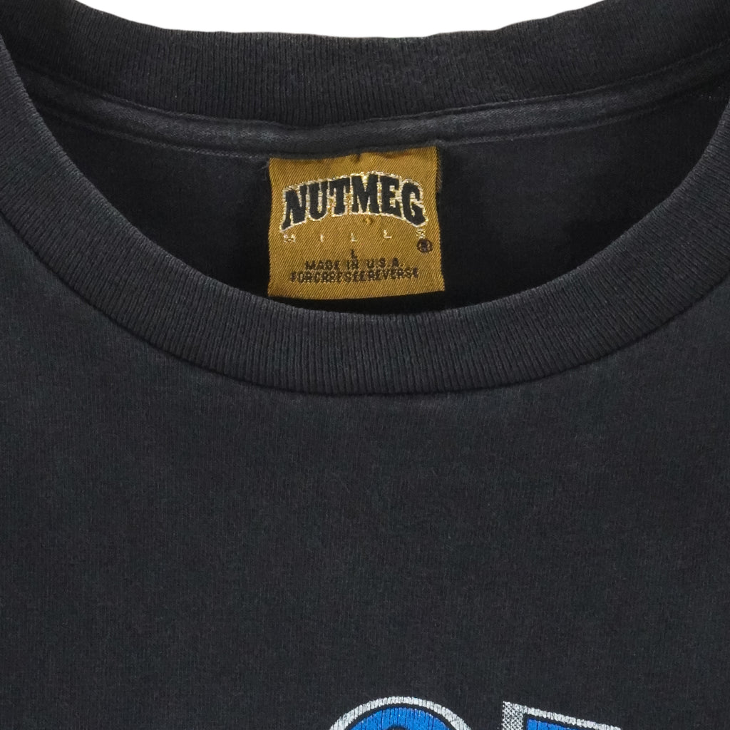 NFL (Nutmeg) - Carolina Panthers Breakout Single Stitch T-Shirt 1993 Large Vintage Retro Football