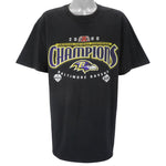 NFL (Logo Athletic) - Baltimore Ravens Super Bowl Champions T-Shirt 2000 XX-Large