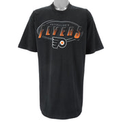NHL (Salem) - Philadelphia Flyers Single Stitch T-Shirt 1990s X-Large Vintage Retro Hockey