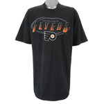 NHL (Salem) - Philadelphia Flyers Single Stitch T-Shirt 1990s X-Large Vintage Retro Hockey