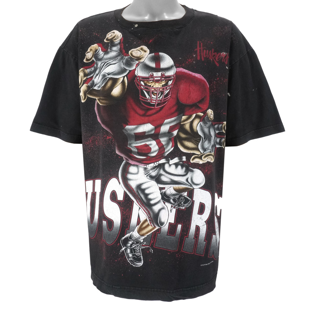 NCAA (Sunrise Sportswear) - Nebraska Huskers T-Shirt 1990s XX-Large Vintage Retro College