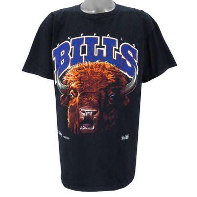 NFL (Salem) - Buffalo Bills X Animal Print Single Stitch T-Shirt 1992 X-Large
