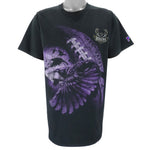 NFL (Pro Player) - Baltimore Ravens X Animal Print T-Shirt 1990s Large