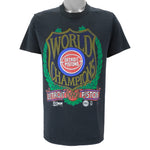 NBA (Salem) - Detroit Pistons World Champs T-Shirt 1990 Medium
