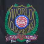 NBA (Salem) - Detroit Pistons World Champs T-Shirt 1990 Large Vintage Retro Basketball