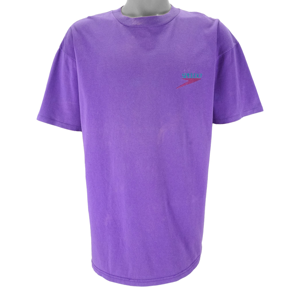 Speedo - Volleyball Single Stitch T-Shirt 1990s X-Large Vintage Retro