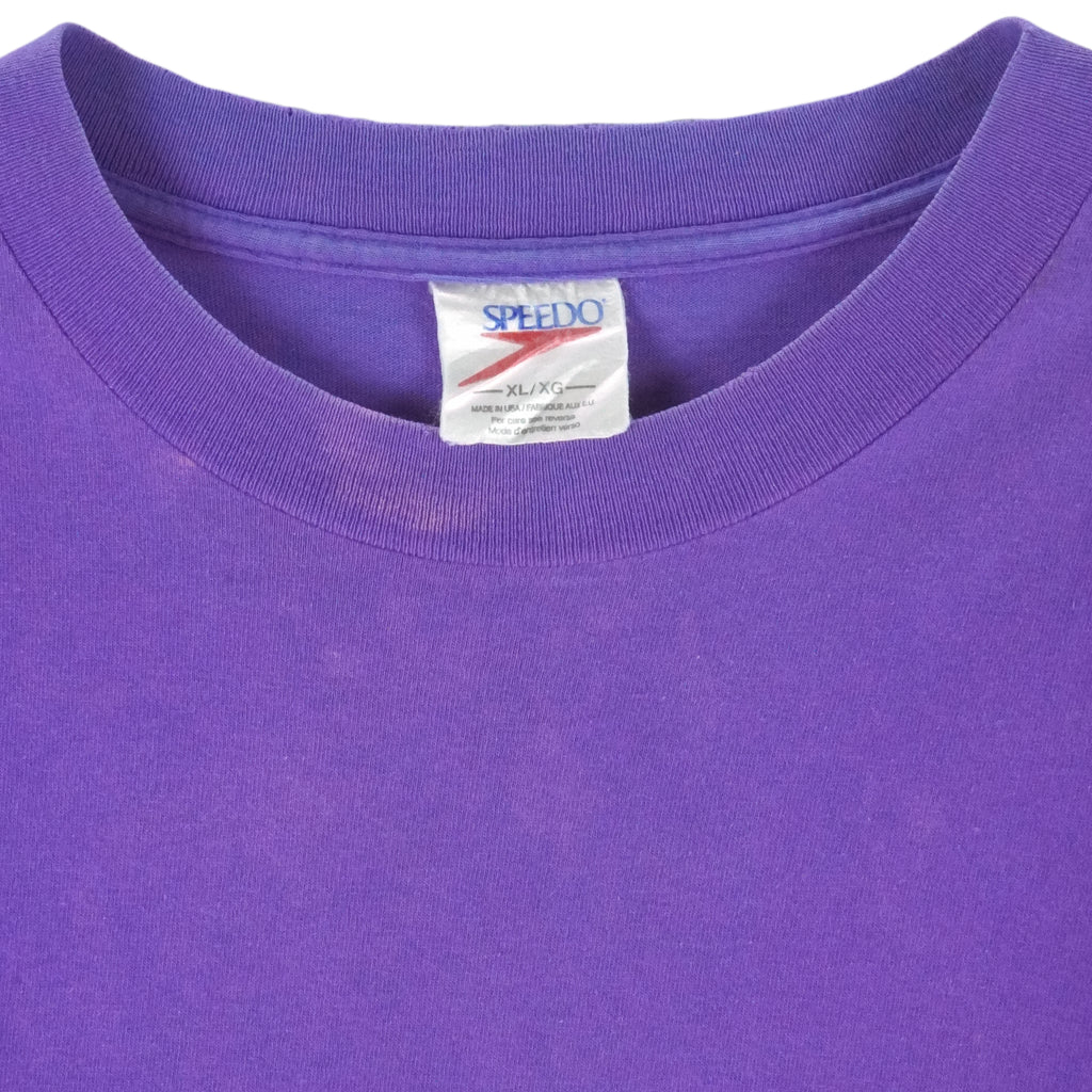 Speedo - Volleyball Single Stitch T-Shirt 1990s X-Large Vintage Retro