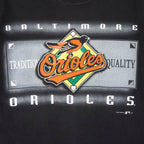 MLB (Hanes) - Baltimore Orioles Single Stitch T-Shirt 1995 Large Vintage Retro Baseball