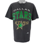 Starter (NHL) - Dallas Stars Single Stitch T-Shirt 1990s Large