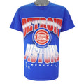 NBA (Hanes) - Detroit Pistons Single Stitch T-Shirt 1990s Medium Vintage Retro Basketball