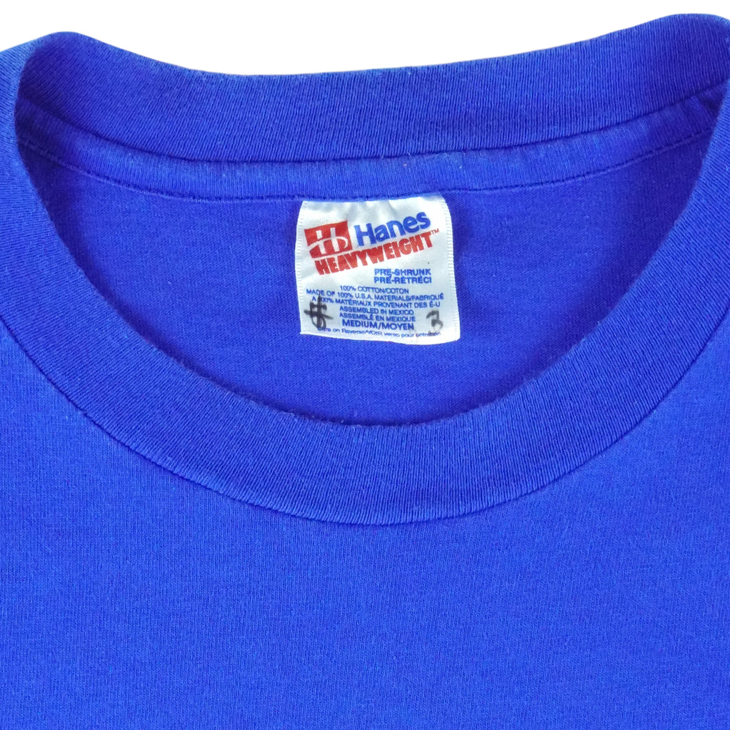 NBA (Hanes) - Detroit Pistons Single Stitch T-Shirt 1990s Medium Vintage Retro Basketball