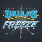 Vintage CHL (Top Dawg) - Dallas Freeze Single Stitch T-Shirt 1992 Large in black
