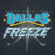 Vintage CHL (Top Dawg) - Dallas Freeze Single Stitch T-Shirt 1992 Large in black