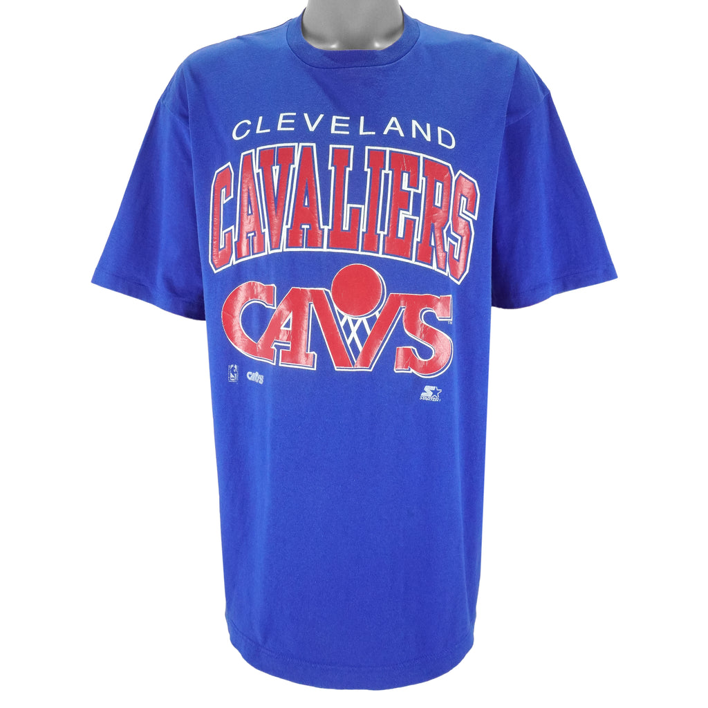 Starter - NBA Cleveland Cavaliers Single Stitch T-Shirt 1990s X-Large Vintage Retro Basketball