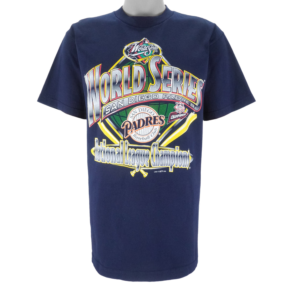 MLB (Logo 7) - San Diego Padres, World Series Champions T-Shirt 1998 Large Vintage Retro Baseball