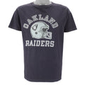Champion - NFL Oakland Raiders Helmet Single Stitch T-Shirt 1980s X-Large Vintage Retro Football