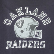 Champion - NFL Oakland Raiders Helmet Single Stitch T-Shirt 1980s X-Large Vintage Retro Football