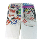 Reworked - Adidas World Cup X Basketball Tee Shorts Vintage Retro
