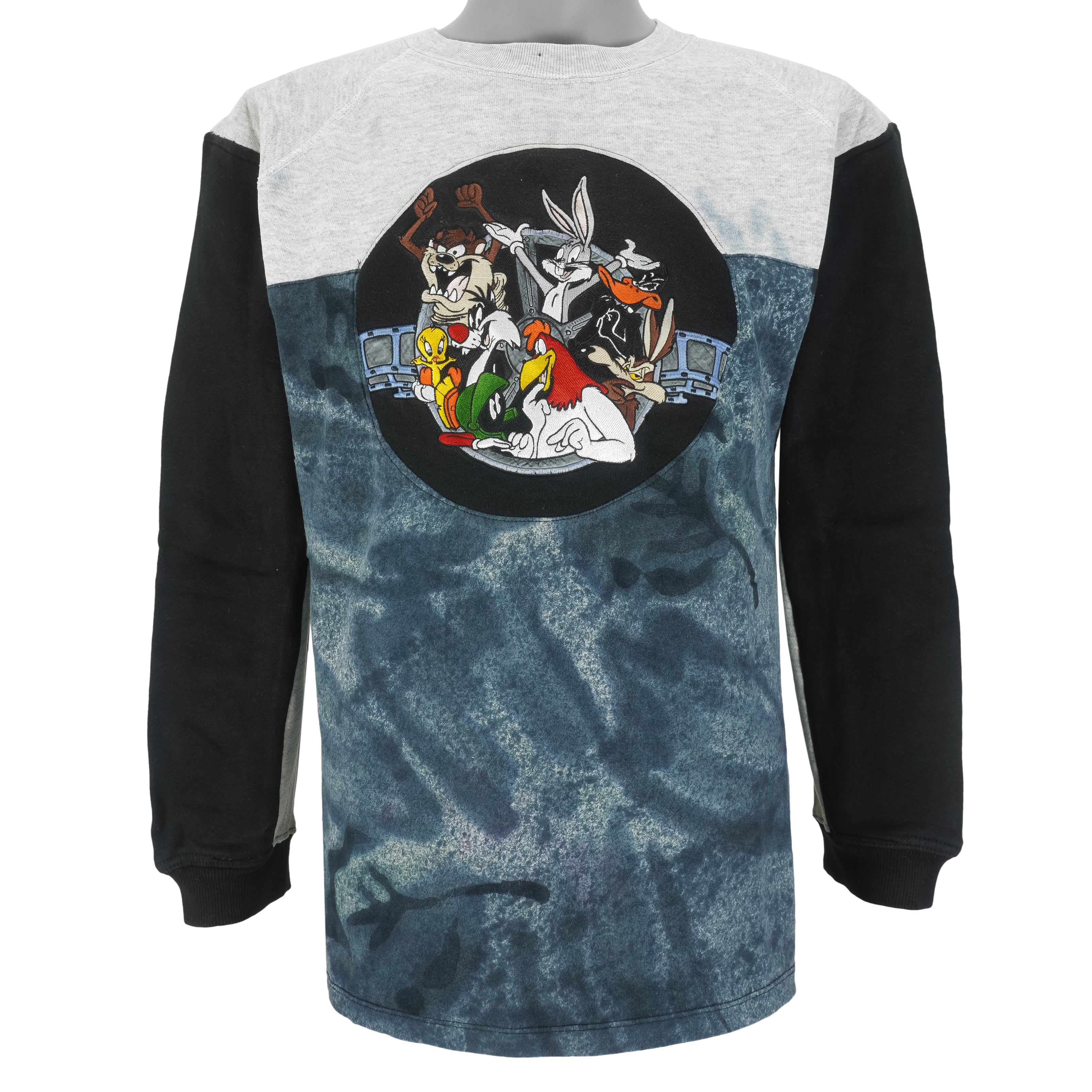 Looney Tunes Men's Bugs Bunny Varsity Crew Sweatshirt