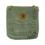 Reworked (Carhartt) - Green Camo Crossbody Bag Vintage Retro