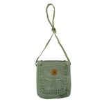 Reworked (Carhartt) - Green Camo Crossbody Bag Vintage Retro