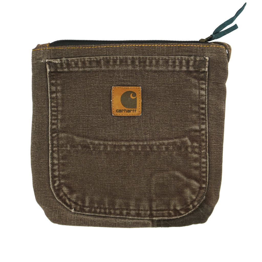Reworked (Carhartt) - Dark Brown Crossbody Bag Vintage Retro