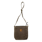 Reworked (Carhartt) - Dark Brown Crossbody Bag Vintage Retro