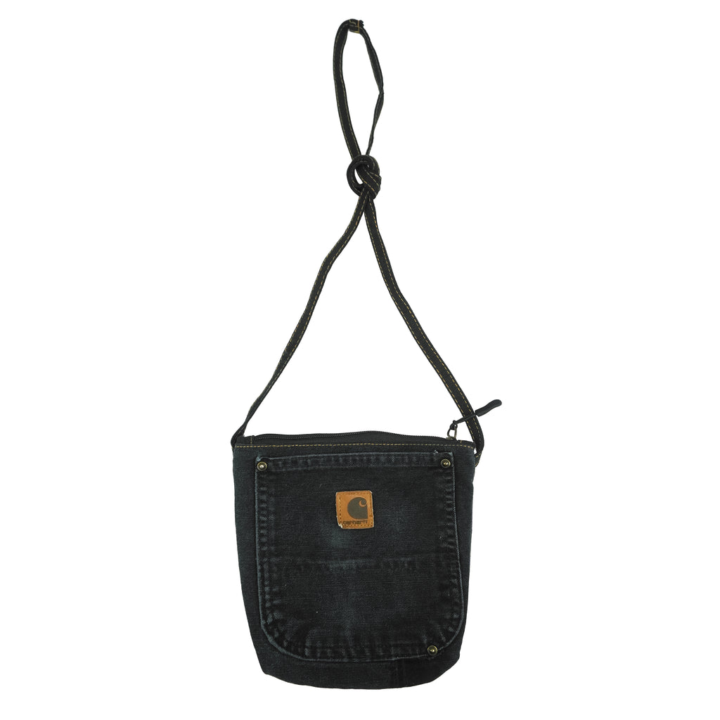 Reworked (Carhartt) - Black Crossbody Bag Vintage Retro