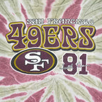 NFL (Cotton Park) - San Francisco 49ers Tie Dye T-Shirt 1999 X-Large Vintage Retro Football