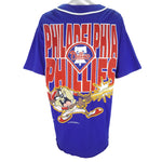 MLB (Sun Sportswear) - Philadelphia Phillies X Taz Baseball Jersey 1995 X-Large