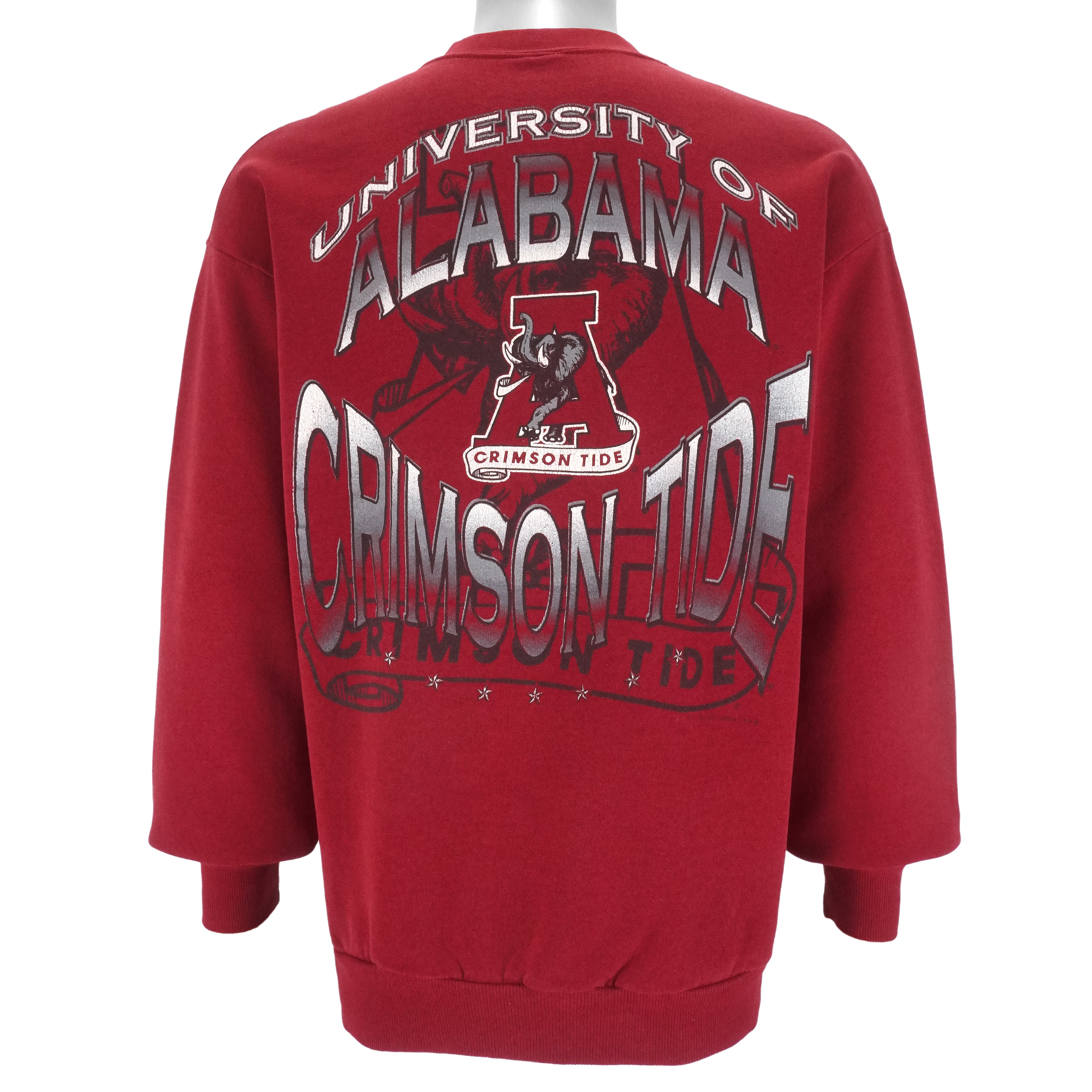 NCAA (Red Oak) - Alabama Crimson Tide Crew Neck Sweatshirt 1990s Large Vintage Retro College