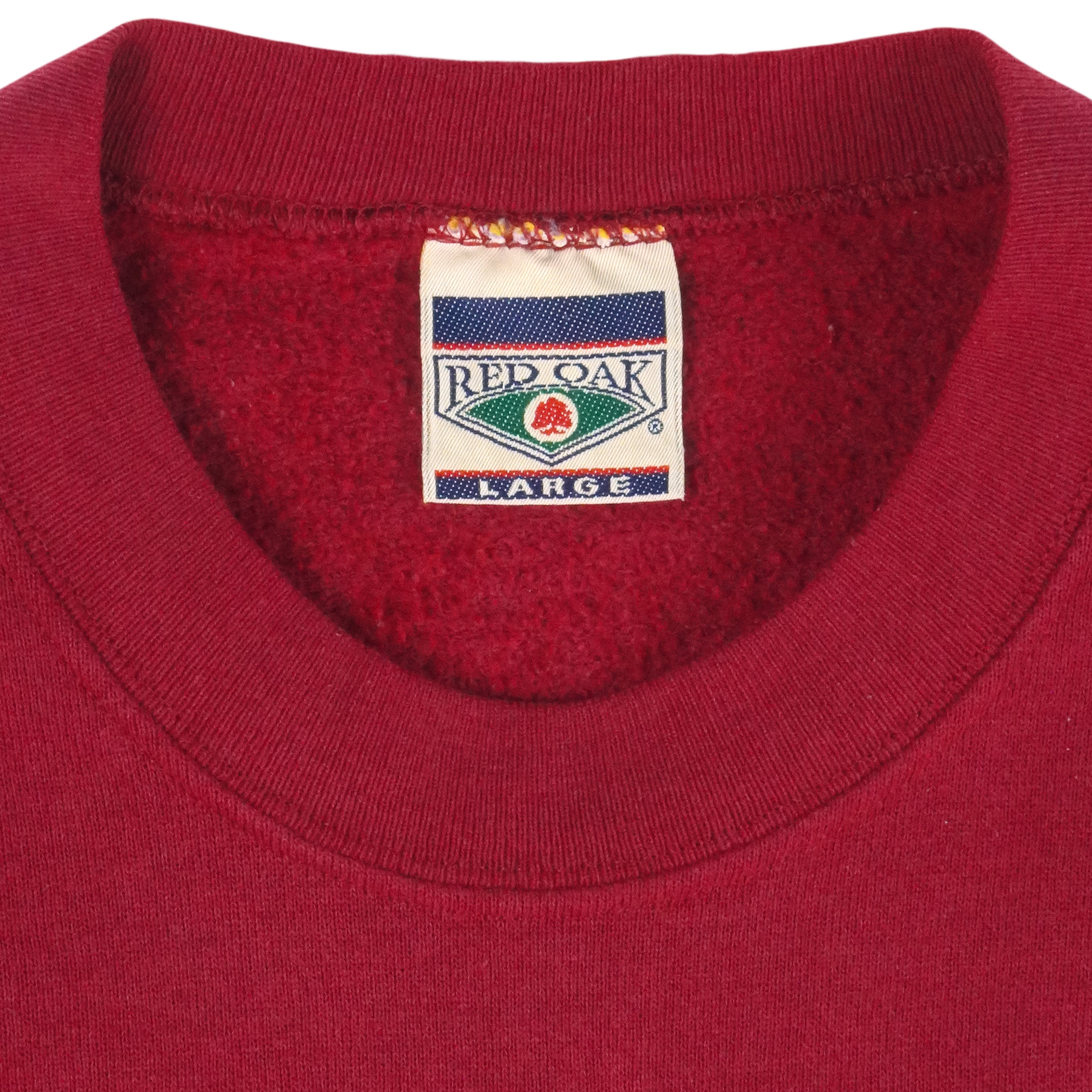 NCAA (Red Oak) - Alabama Crimson Tide Crew Neck Sweatshirt 1990s Large Vintage Retro College