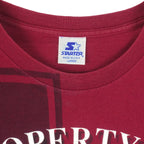 Starter - NCAA Alabama Crimson Tide Single Stitch T-Shirt 1990s Large Vintage Retro College