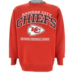 NFL (Lee) - Kansas City Chiefs Crew Neck Sweatshirt 1990s Medium