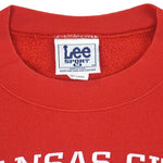 NFL (Lee) - Kansas City Chiefs Crew Neck Sweatshirt 1990s Medium Vintage Retro Football